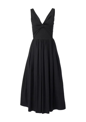Carolina Herrera gathered midi dress - Black