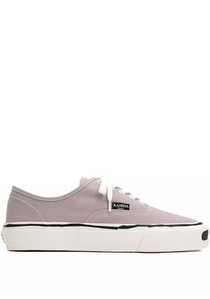 KAMIYA Herc canvas lace-up sneakers - Purple