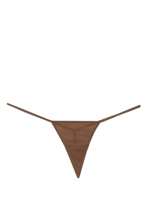 Maison Close Les Invisibles Micro thong - Brown