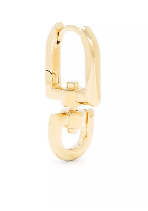 Maria Black Carabiner huggie earring - Gold