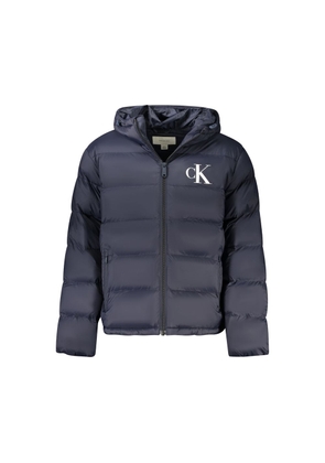 Calvin Klein Blue Polyamide Jackets & Coat - S