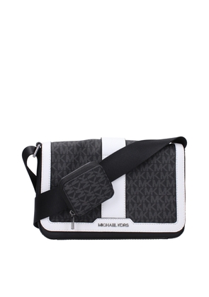 Michael Kors Black Fabric Crossbody Bags