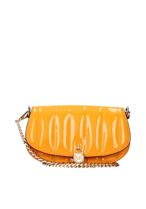 Michael Kors Orange Leather Crossbody Bags