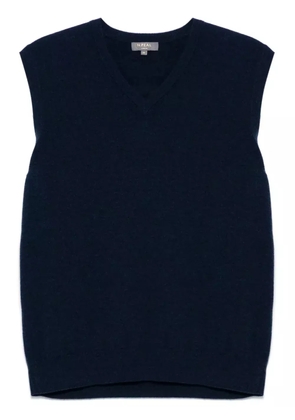 N.Peal Westminster Slipover sleeveless jumper - Blue