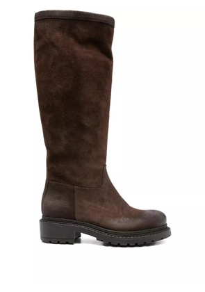 Metisse 40mm suede knee-high boots - Brown
