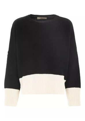 Akep colour-block sweater - Black