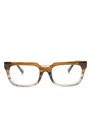 Linda Farrow Yoan rectangle-frame glasses - Brown