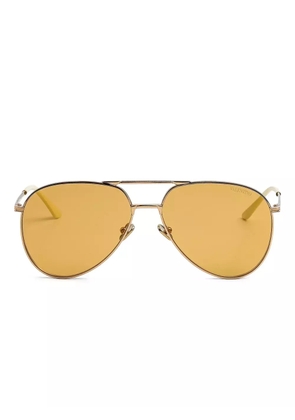 VALENTINO GARAVANI EYEWEAR pilot-frame sunglasses - Gold