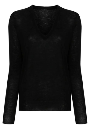 JOSEPH V-neck cashmere jumper - Black