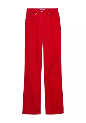 Prada corduroy trousers - Red
