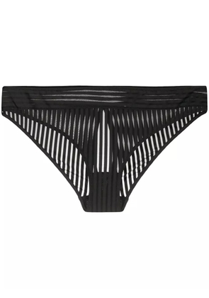 Maison Close cutout briefs - Black