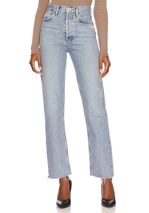 AGOLDE 90's Pinch Waist Jeans in Denim-Light. Size 32. Also in 34.