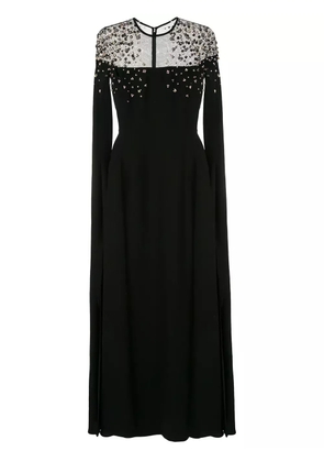 Saiid Kobeisy embellished panel dress - Black
