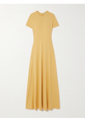 TOTEME - Stretch-jersey Maxi Dress - Yellow - xx small,x small,small,medium,large,x large