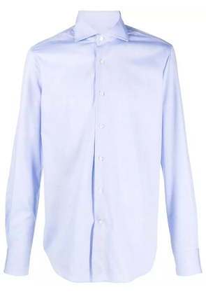 Orian long-sleeve cotton shirt - Blue
