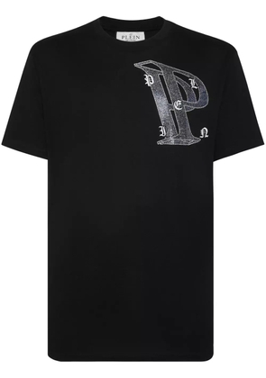Philipp Plein rhinestone-embellished cotton T-shirt - Black