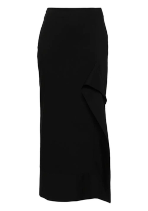 V:PM ATELIER Satine pencil midi skirt - Black