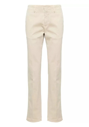 Incotex mid-rise stretch-cotton straight-leg trousers - Neutrals