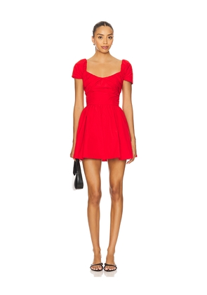 Amanda Uprichard Dorian Dress in Red. Size L. Also in M, S, XS.