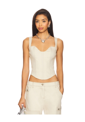 BY.DYLN Lucious Bodice in Cream. Size M. Also in L, S, XL, XS, XXS.