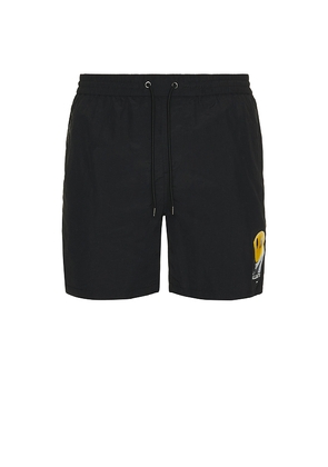 ALLSAINTS Party Wave Swim Shorts in Black. Size L. Also in M, XL/1X.