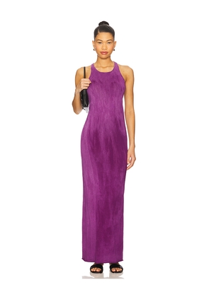 COTTON CITIZEN Marbella Maxi Dress in Purple. Size M. Also in S.