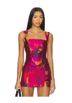 Amanda Uprichard Ceronne Top in Pink. Size L. Also in M, S, XS.