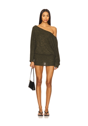 Bella Venice The Izzy Mini Dress in Olive. Size L. Also in XS.