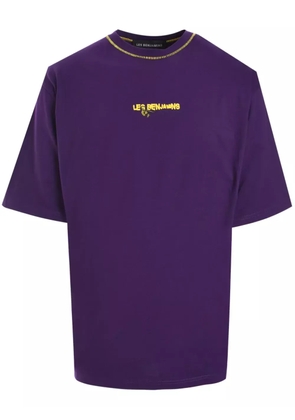 Les Benjamins graphic-print T-shirt - Purple