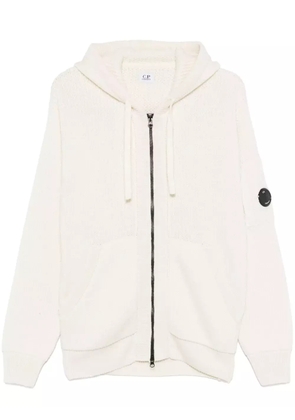 C.P. Company hooded cardigan - White