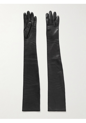 KHAITE - Remo Long Leather Gloves - Black - 6.5,7,7.5,8