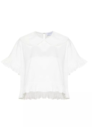 Ioana Ciolacu Dahlia ruffled blouse - White
