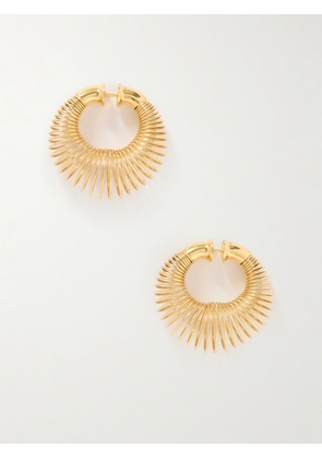 Alaïa - Gold-tone Hoop Earrings - One size