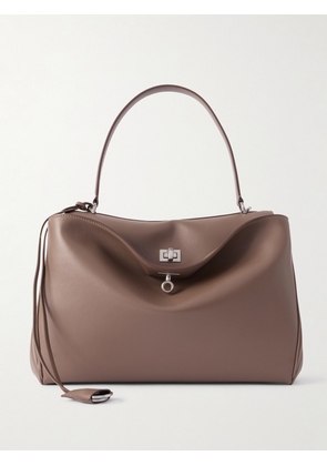 Balenciaga - Rodeo Medium Leather Shoulder Bag - Gray - One size