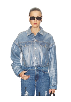 Alexander Wang Trucker Jacket in Blue. Size M/L. Also in XS/S.
