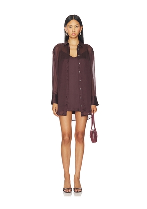 Amanda Uprichard x REVOLVE Maui Dress Set in Brown. Size L. Also in M, S, XL, XS.