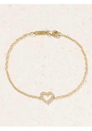 Jennifer Meyer - Open Heart 18-karat Gold Diamond Bracelet - One size