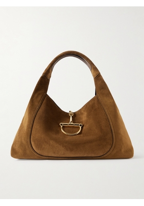 Gucci - Softbit Suede Tote - Brown - One size