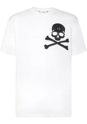 Philipp Plein skull-print cotton t-shirt - White