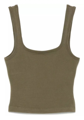 ENTIRE STUDIOS square neck tank top - Green