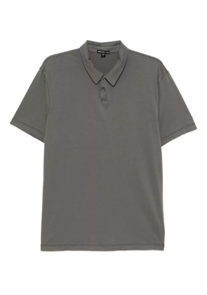 James Perse brushed-lotus polo shirt - Green