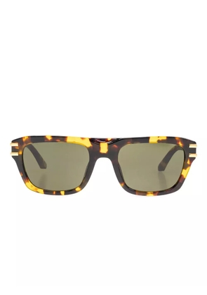 Dolce & Gabbana Eyewear DG-plaque sunglasses - Brown