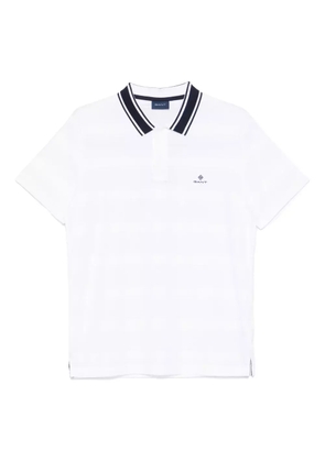Gant striped polo shirt - White
