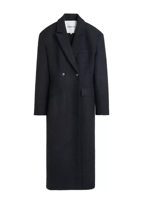 HERSKIND padded-shoulders double-breasted coat - Blue