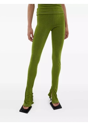 Miista split-hem trousers - Green