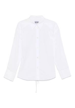 MOSCHINO JEANS open-back shirt - White