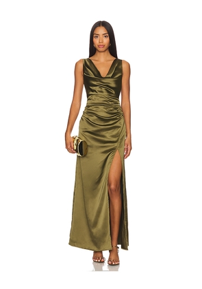 Line & Dot Melissa Dress in Olive. Size S. Also in XS.