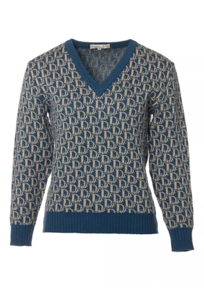 Christian Dior Pre-Owned Oblique sweater - Blue
