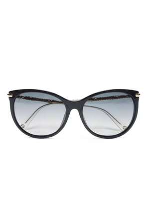 Gucci Pre-Owned 2020s rhinestone-embellished sunglasses - Black