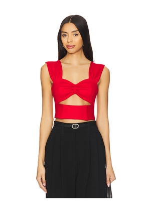 NONchalant Label Juliana Crop Top in Red. Size L. Also in XS.